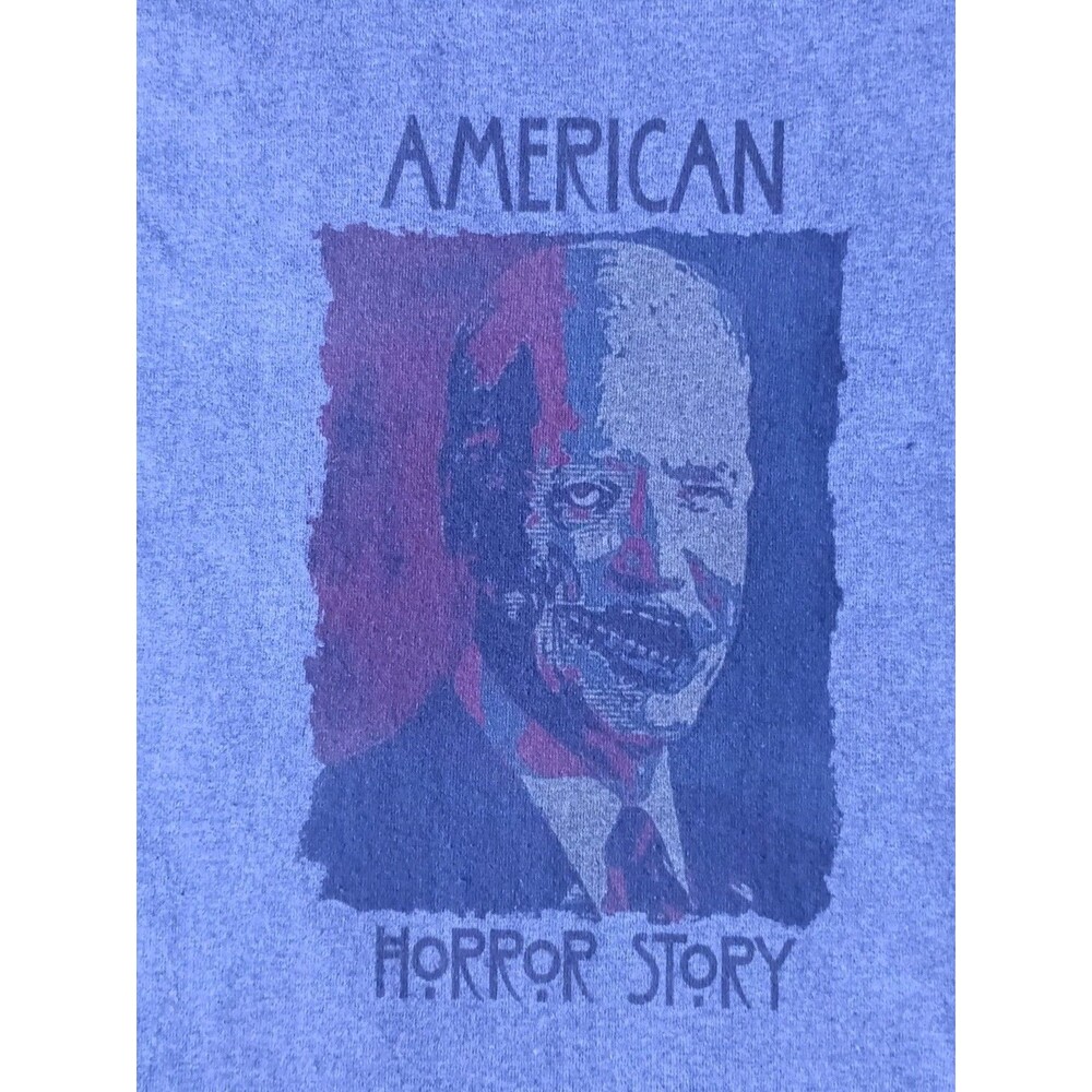 American Horror Story T-Shirt Men's Large Graphic Print Purple Short Sleeve - Picture 2 of 7